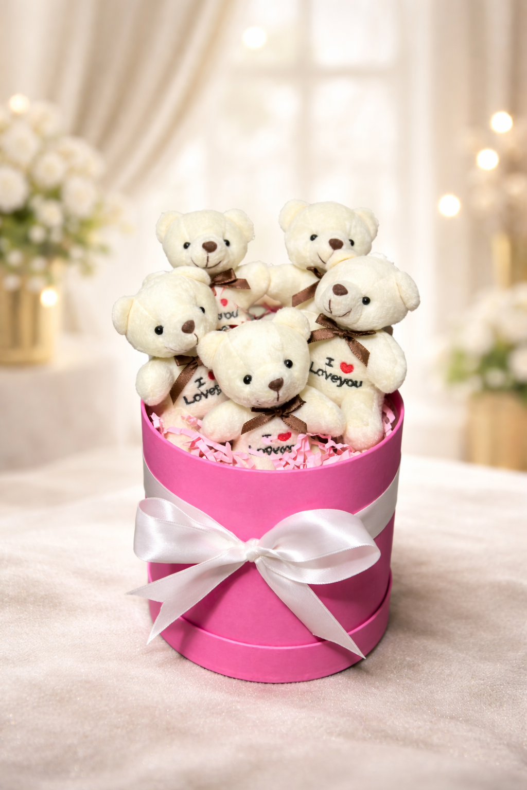 Sevgiliye Özel Romantik Ayıcık Hediye Kutusu